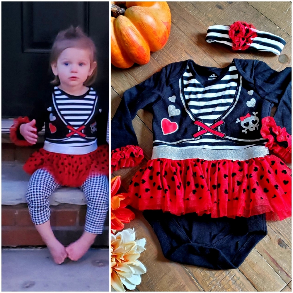 Way To Celebrate 12-18 M Halloween Pirate Bodysuit